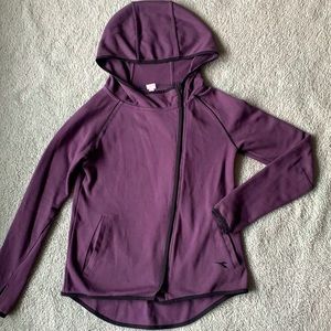 Diadora Purple Active Asymmetrical Zip Up